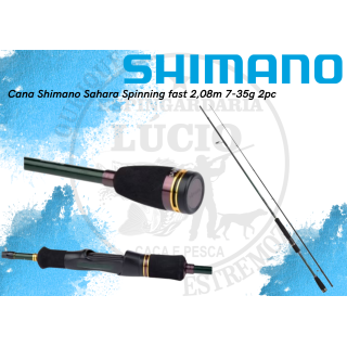 Cana Shimano Sahara Spinning fast 2,08m 7-35g 2pc