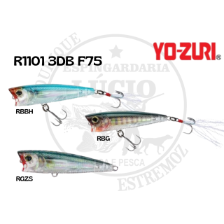 Amostra Yo-Zuri Popper R1101 3DB F75