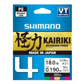 Fio Shimano Kairiki 4 - 300m Multicolor