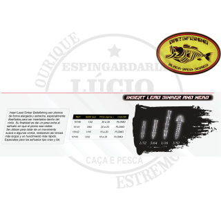 Chumbada BBS INSERT LEAD SINKER