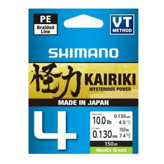 Fio Shimano Kairiki 4 - Mantis Green