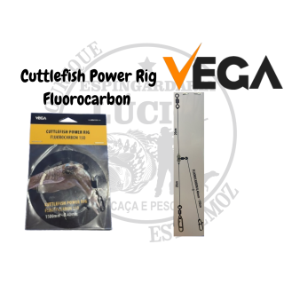 Montagem Vega Cuttlefish Power Rig Fluorocarbon 150