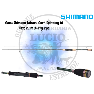 Cana Shimano Sahara Cork Spinning M Fast 2,11m 3-14g 2pc