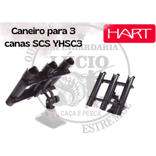 Caneiro Hart para 3 canas SCS YHSC3