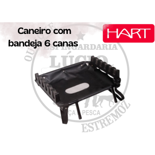 Caneiro Hart con bandeja 6 canas