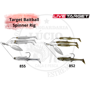 Amostra Live Target Baitball Spinner Rig