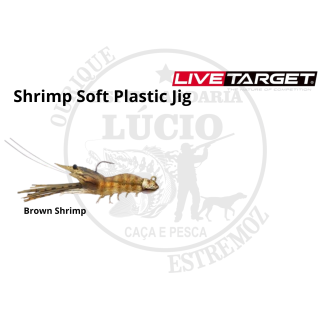 Amostra Live Target Shrimp Soft Plastic Jig