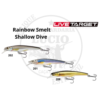 Amostra Live Target Rainbow Smelt Shallow Dive