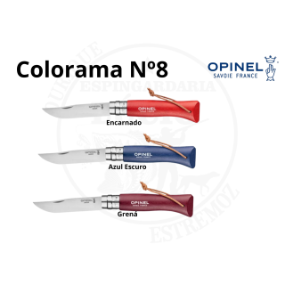 Faca Opinel Colorama n8