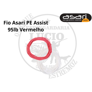 Fio Asari PE Assist 95lb Vermelho