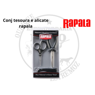 Conj tesoura e alicate rapala
