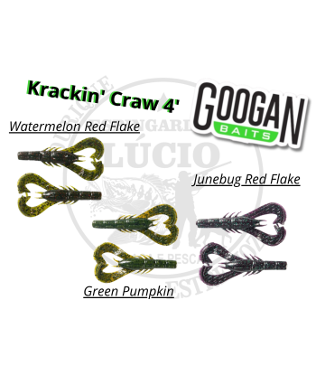 Amostra Googan Krackin' Craw 4'