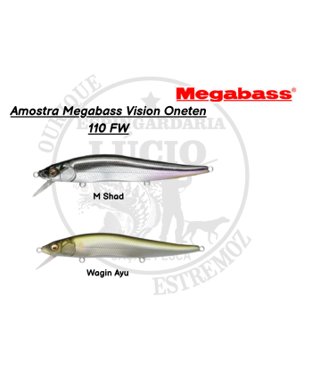 Amostra Megabass Vision Oneten 110 FW
