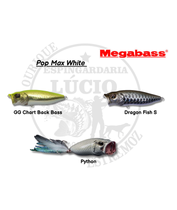 Amostra Megabass Pop Max White