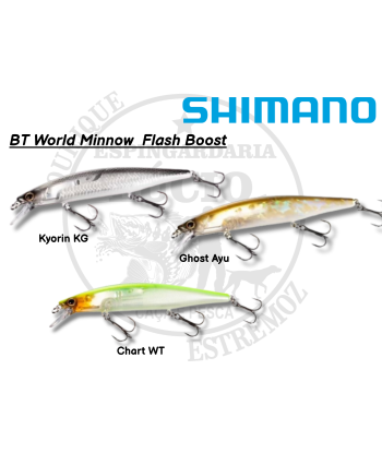Amostra Shimano BT World Minnow Flash Boost