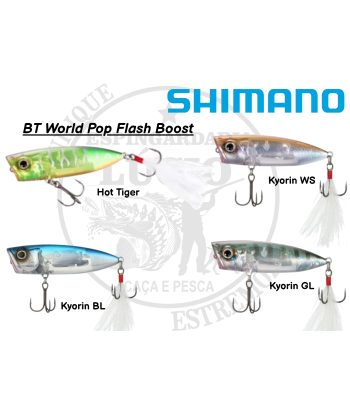 Amostra Shimano Lure BT World Pop Flash Boost