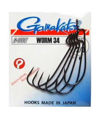 Anzol Gamakatsu Worm 34