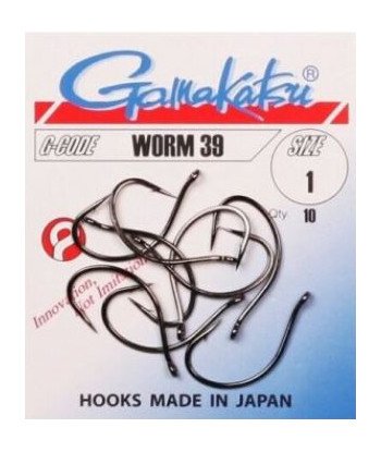 Anzol Gamakatsu Worm 39