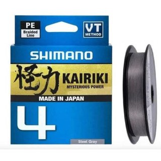 Fio Shimano Kairiki 4 - 150m Steel Gray