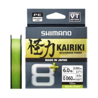 Fio Shimano Kairiki 8+ 150m Mantis Green